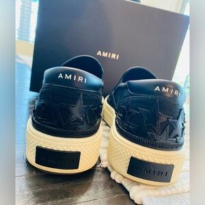 Amiri Black Stars court slip-on Sneakers